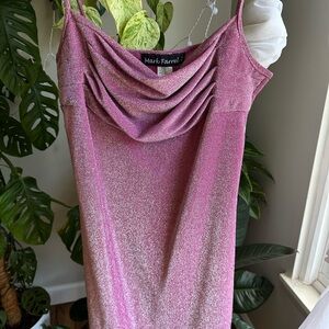 Mark Farrel Sparkly Pink Mini dress